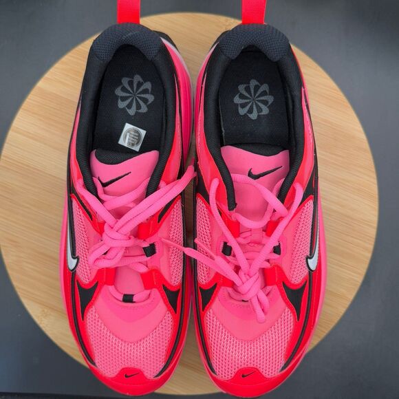 Nike Air Max Bliss Shoes Women's 10.5 Laser Pink/White/Solar Red Run - Picture 9 of 10